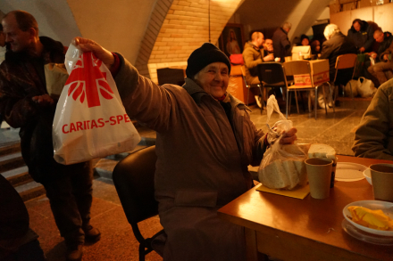 У Києві відбувся обід для бездомних