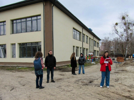 Завершення відновлюваних робіт у зруйнованому садочку «Веселка» у Гостомелі